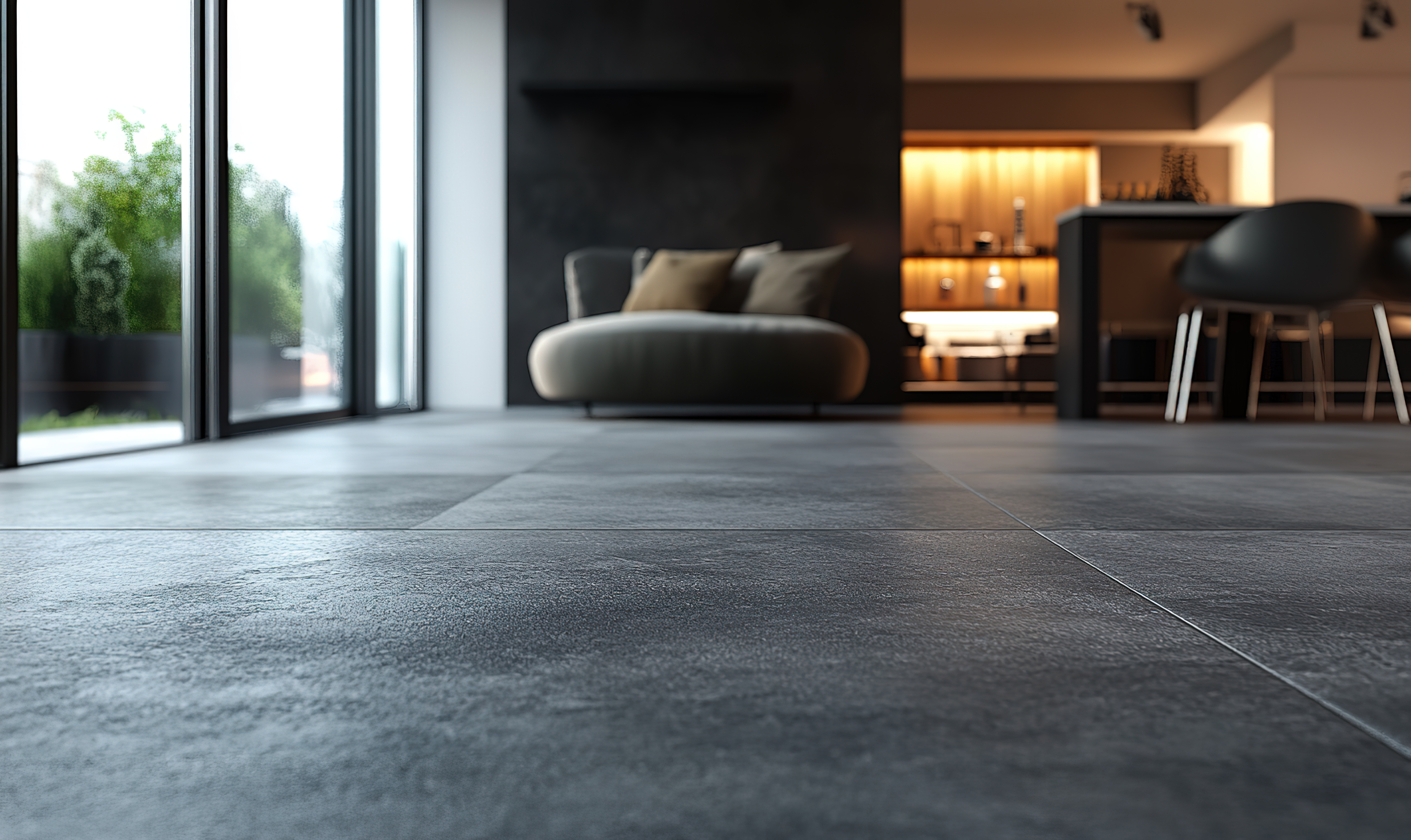 Industrial concrete tiles grey rough texture loft flooring minimalist urban modern interior spacious contemporary aesthetic --ar 5:3 --raw --v 6.1 Job ID: 12e3cde3-4463-4f37-83a9-b66e91e917c6
